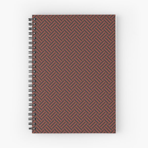 Item preview, Rust And Charcoal Basket Weave Pattern designed and sold by pattern-archive.