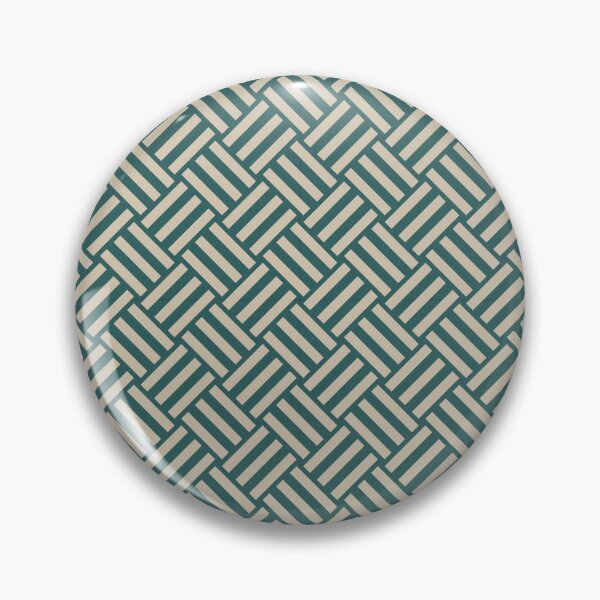 Item preview, Teal And Beige Basket Weave Pattern designed and sold by pattern-archive.