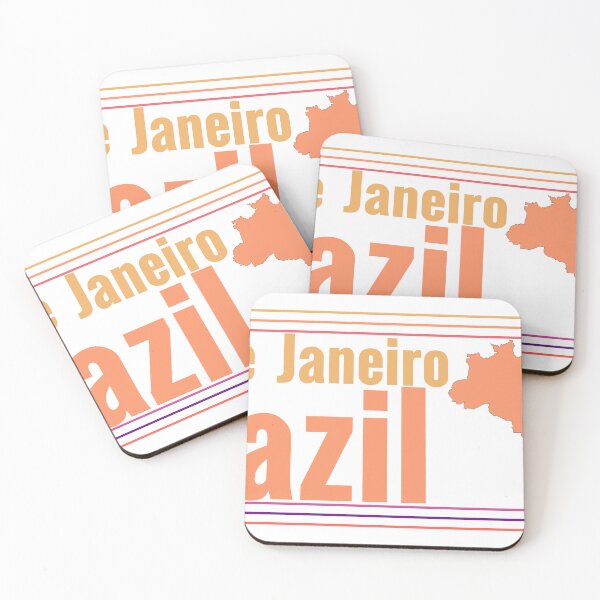 Item preview, Rio De Janeiro Brazil City Marked On Country Map designed and sold by TheIconSmith.