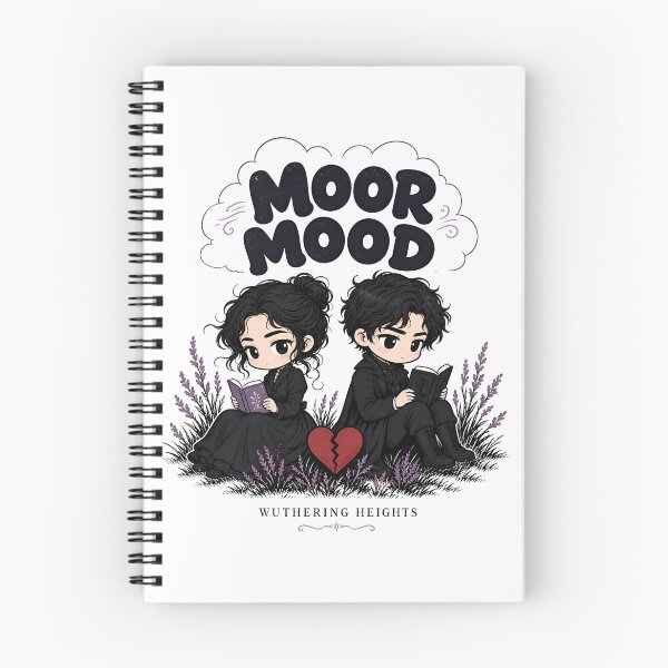 Item preview, Moor Mood Chibi Anime Wuthering Heights Cute Reading Design designed and sold by Fenay Designs.