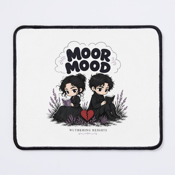 Item preview, Moor Mood Chibi Anime Wuthering Heights Cute Reading Design designed and sold by Fenay Designs.