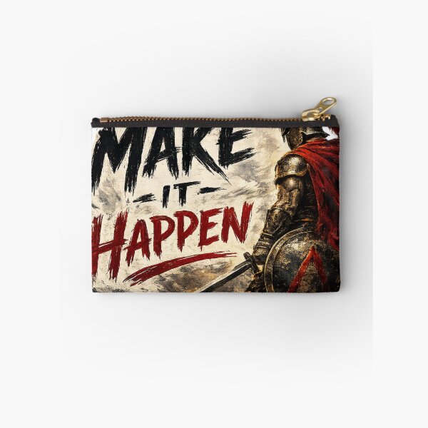 Item preview, Make It Happen – Warrior Motivation Sticker designed and sold by Genzfirevibes.