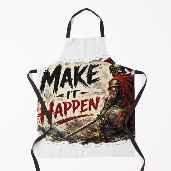 Item preview, Make It Happen – Warrior Motivation Sticker designed and sold by Genzfirevibes.