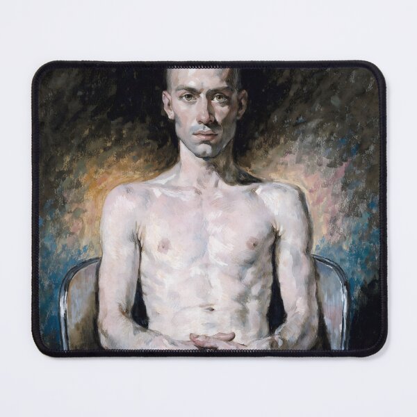 Item preview, Silent Reflection – Moody Male Figurative Art Print designed and sold by gayishdesign.