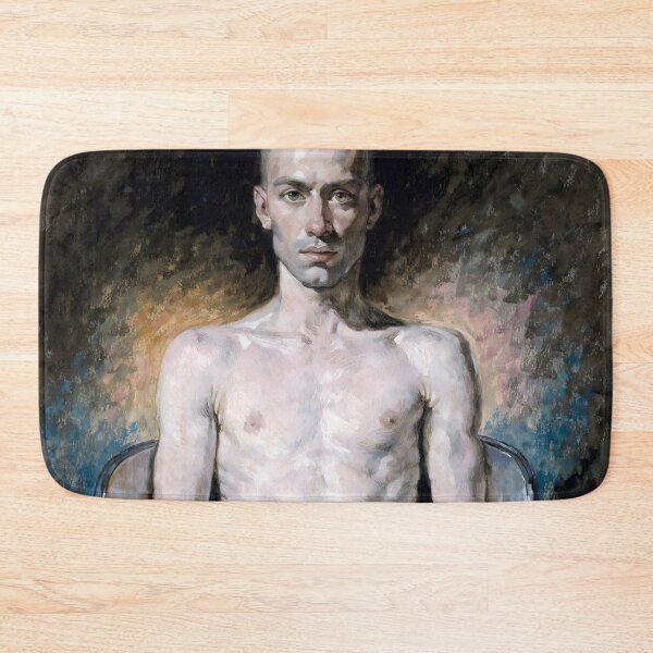 Item preview, Silent Reflection – Moody Male Figurative Art Print designed and sold by gayishdesign.