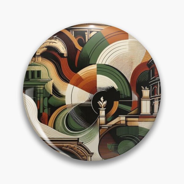 Item preview, Modern Geometric Rome Art Print - Italian Cityscape designed and sold by marlenarusse.