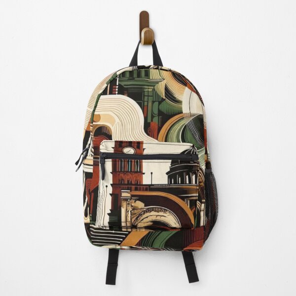 Item preview, Modern Geometric Rome Art Print - Italian Cityscape designed and sold by marlenarusse.