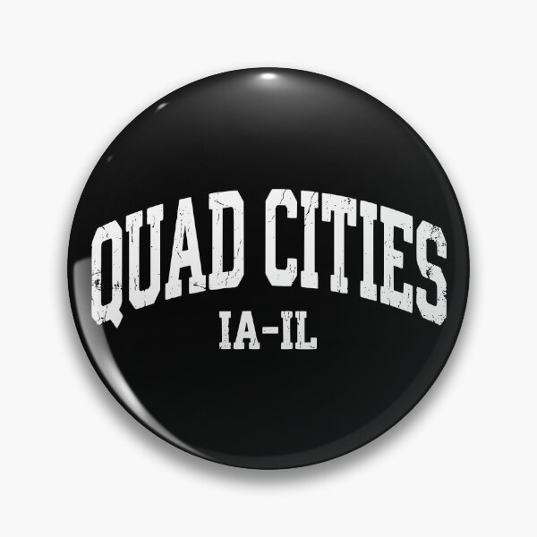 Item preview, Vintage Distressed Quad Cities IA IL Collegiate Text designed and sold by Imaginationbeyond.