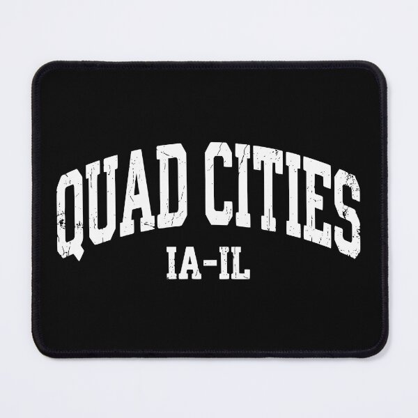 Item preview, Vintage Distressed Quad Cities IA IL Collegiate Text designed and sold by Imaginationbeyond.
