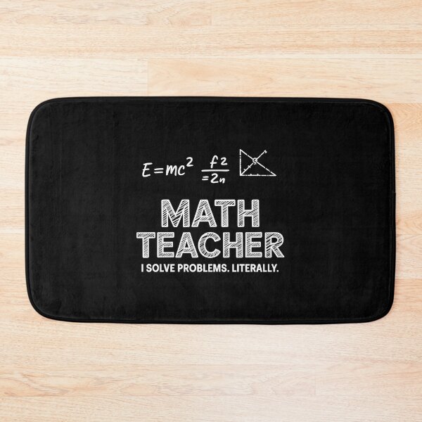 Item preview, Funny Math Teacher I Solve Problems Outline Design designed and sold by Enea Kelo.