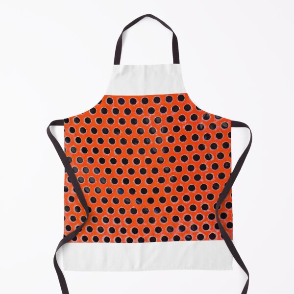 Item preview, Red Perforated Metal Pattern Close-Up Abstract Industrial Texture With Round Holes And Grunge Detail designed and sold by Nmallia.