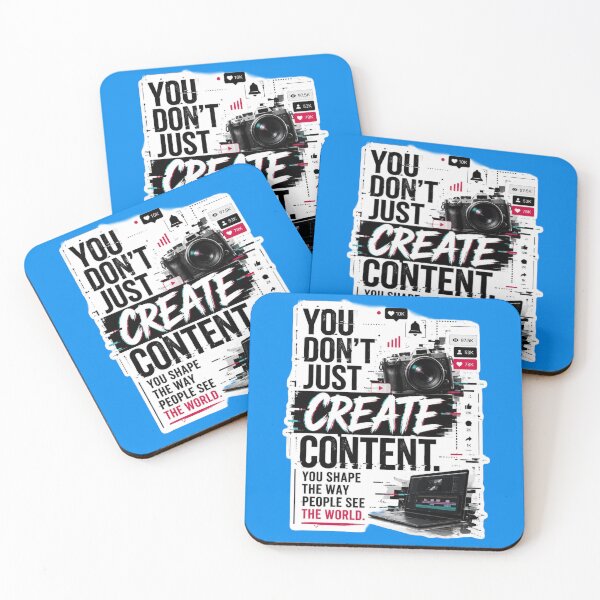 Item preview, You Dont Just Create Content - Videographer & Photographer Sticker designed and sold by Scro-Ciob-Shop.
