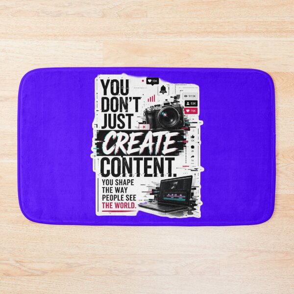 Item preview, You Dont Just Create Content - Videographer & Photographer Sticker designed and sold by Scro-Ciob-Shop.