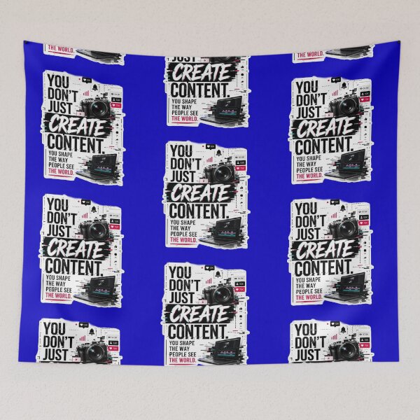 Item preview, You Dont Just Create Content - Videographer & Photographer Sticker designed and sold by Scro-Ciob-Shop.
