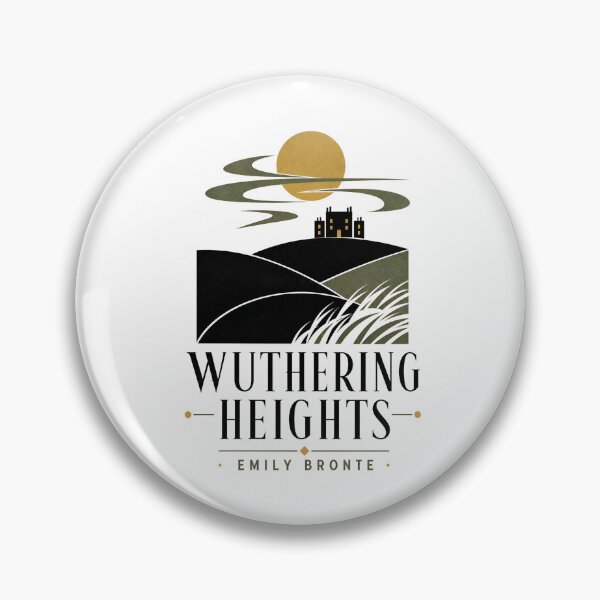 Item preview, Wuthering Heights Mid Century Modern Moonlit Moor Landscape Art designed and sold by Fenay Designs.