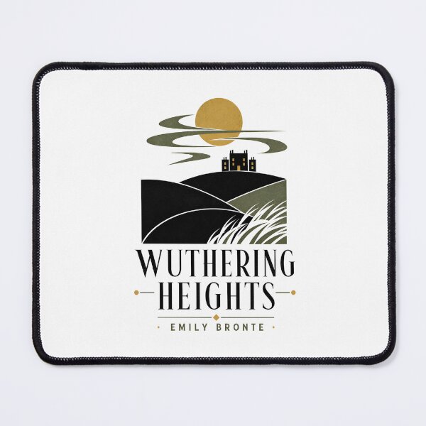 Item preview, Wuthering Heights Mid Century Modern Moonlit Moor Landscape Art designed and sold by Fenay Designs.