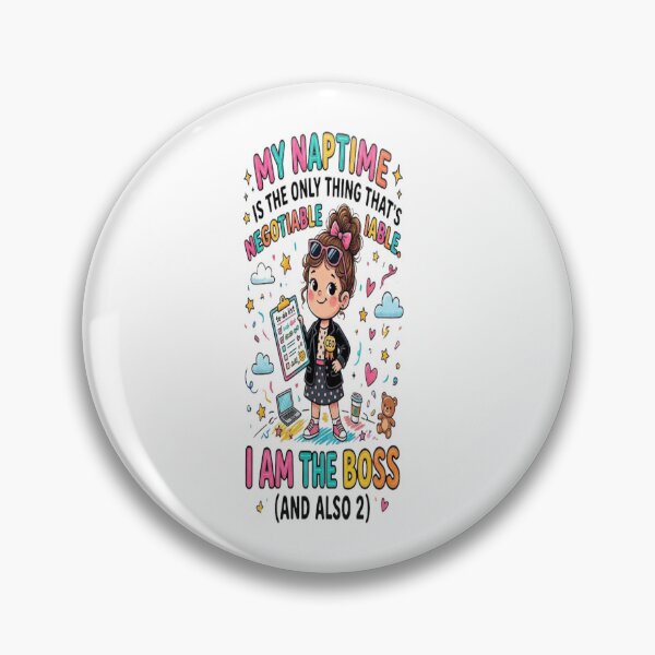 Item preview, My Naptime Is the Only Thing That’s Non-Negotiable – I Am the Boss (And Also 2) | Funny Toddler Boss T-Shirt Design | Printable PNG for Apparel & Merch designed and sold by Sushikidsntod.