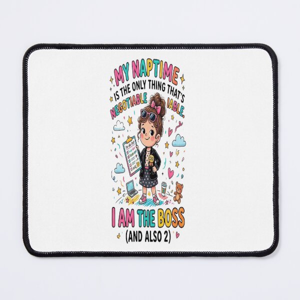 Item preview, My Naptime Is the Only Thing That’s Non-Negotiable – I Am the Boss (And Also 2) | Funny Toddler Boss T-Shirt Design | Printable PNG for Apparel & Merch designed and sold by Sushikidsntoddlers.