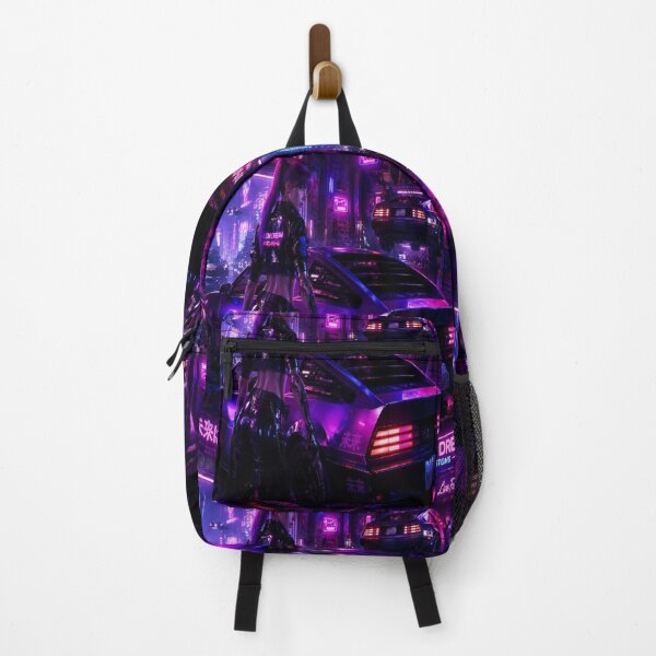 Item preview, Cyberpunk Future Car Neon Dream designed and sold by JMAVILA ART.