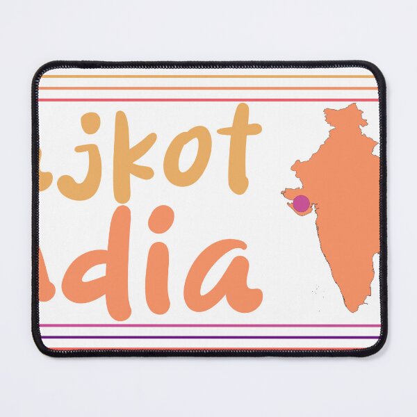 Item preview, Rajkot India City Marked On Country Map designed and sold by TheIconSmith.
