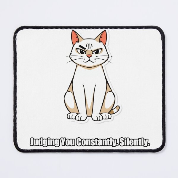 Item preview, British Shorthair Sticker - Judging You Constantly Silently - Funny Cat Gift designed and sold by pawdrops.