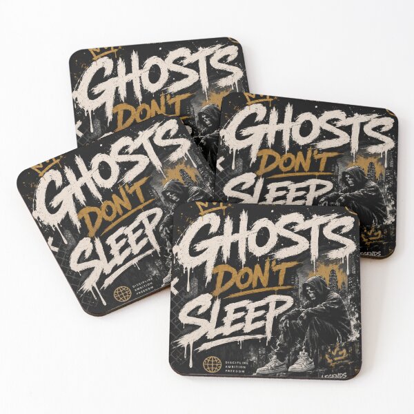 Item preview, Ghosts Don't Sleep – Urban Streetwear Graphic Tee designed and sold by UrbanSwagFlow.