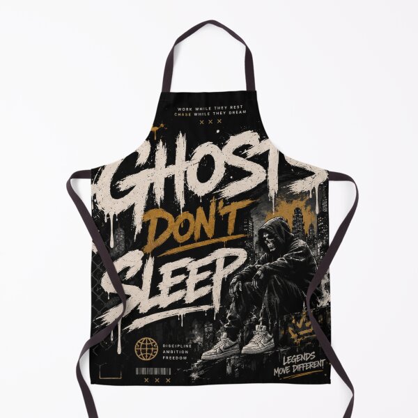 Item preview, Ghosts Don't Sleep – Urban Streetwear Graphic Tee designed and sold by UrbanSwagFlow.