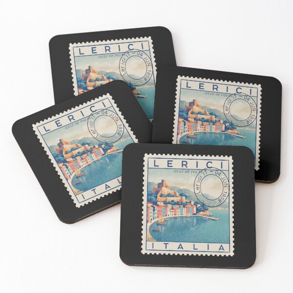 Item preview, Lerici Italy Gulf of Poets Postage Stamp Sticker designed and sold by stickercuffs.