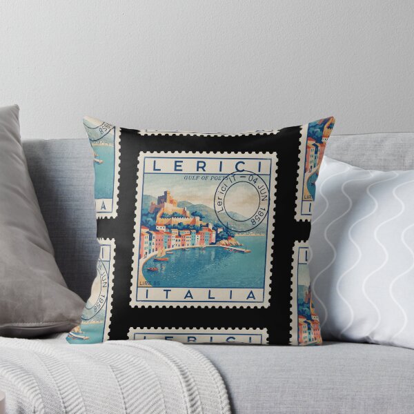 Item preview, Lerici Italy Gulf of Poets Postage Stamp Sticker designed and sold by stickercuffs.
