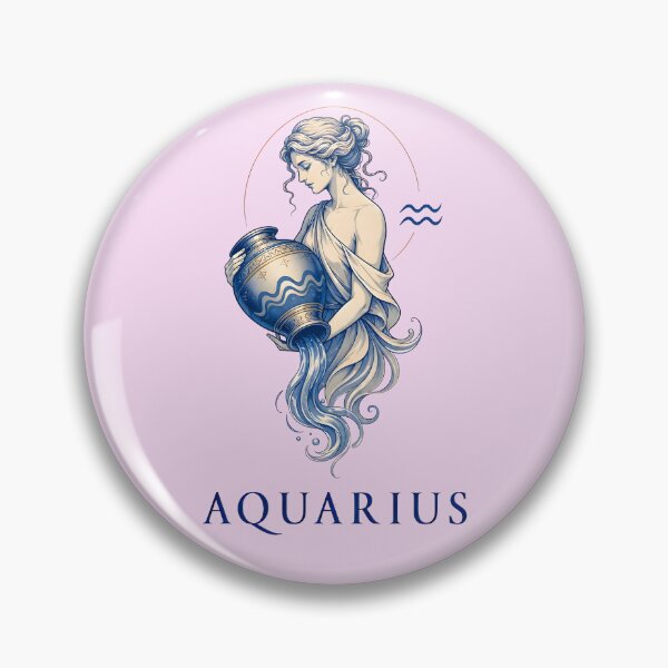 Item preview, ASTROLOGY SIGN AQUARIUS DESIGN V2 designed and sold by DigitalandPhoto.