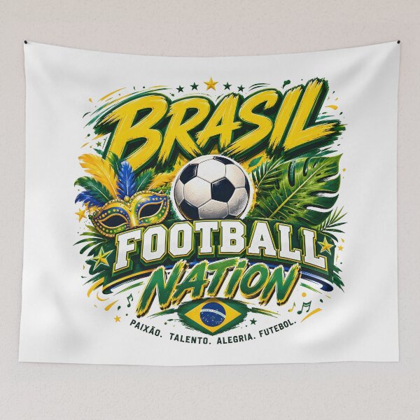 Item preview, brazil flag, brazilian culture, brazil fans, brazilian national team, brazil soccer designed and sold by TrueArtVibes.