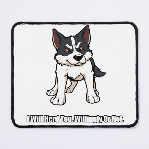 Item preview, Border Collie Sticker - I Will Herd You - Funny Border Collie Gift designed and sold by pawdrops.