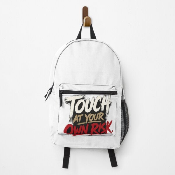Item preview, Touch At Your Own Risk – Bold Typography Streetwear Design designed and sold by Hamlali-Studio.