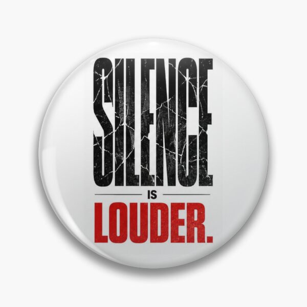 Item preview, Silence Is Louder | Bold Minimalist Motivation Typography designed and sold by layalistoresa.