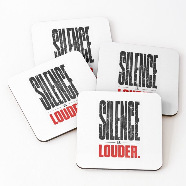 Item preview, Silence Is Louder | Bold Minimalist Motivation Typography designed and sold by layalistoresa.