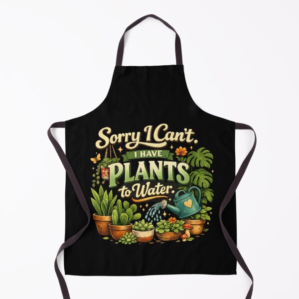 Item preview, Sorry I Can't I Have Plants to Water – Funny Plant Lover Gardening Design designed and sold by blankTeeShirt.