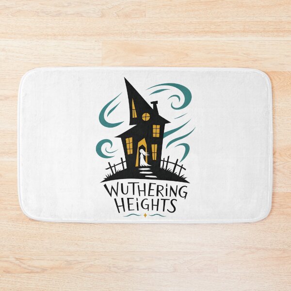 Item preview, Wuthering Heights Whimsical Retro Ghost Girl Haunted Manor Art designed and sold by Fenay Designs.