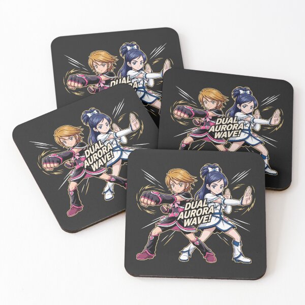 Item preview, Pretty Cure Black & Cure White Action Anime Tribute  designed and sold by blindninja.