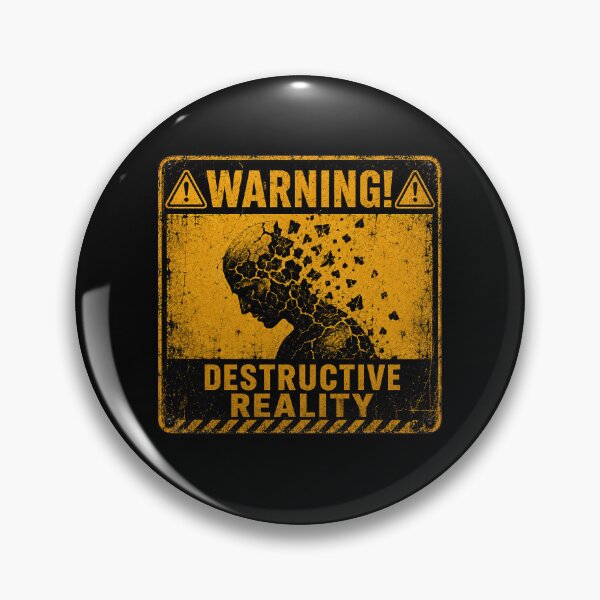 Item preview, SIGNS -  Warning! destructive reality designed and sold by MetusArt.