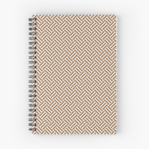 Item preview, White And Bronze Basket Weave Pattern designed and sold by pattern-archive.