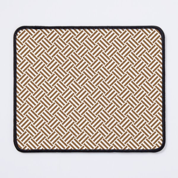 Item preview, White And Bronze Basket Weave Pattern designed and sold by pattern-archive.
