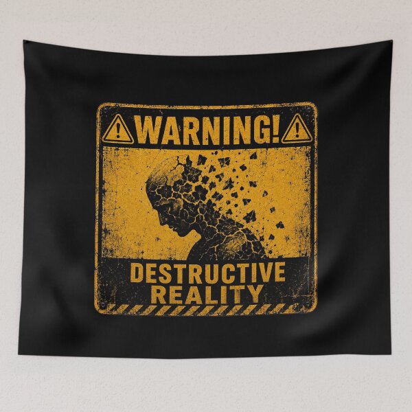 Item preview, SIGNS -  Warning! destructive reality designed and sold by MetusArt.