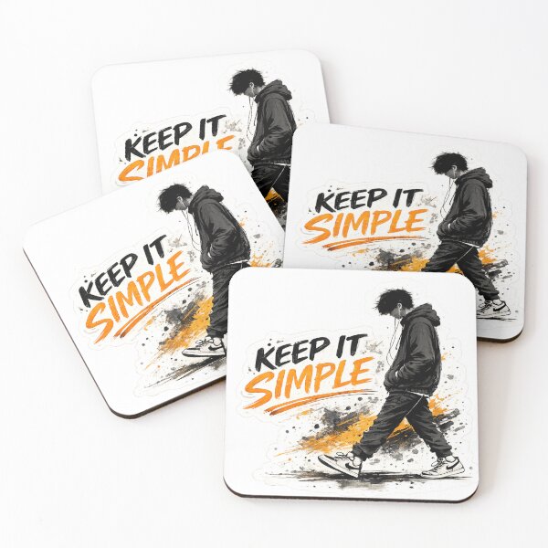 Item preview, Keep It Simple – Minimal Street Style Sticker designed and sold by Genzfirevibes.