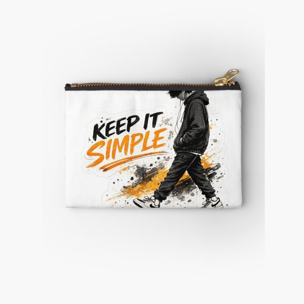Item preview, Keep It Simple – Minimal Street Style Sticker designed and sold by Genzfirevibes.