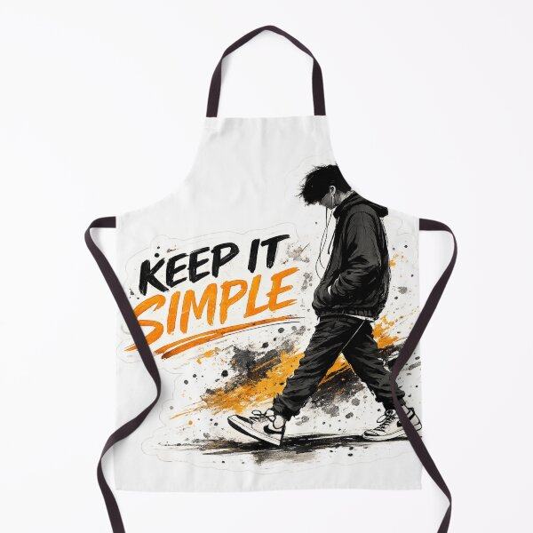 Item preview, Keep It Simple – Minimal Street Style Sticker designed and sold by Genzfirevibes.