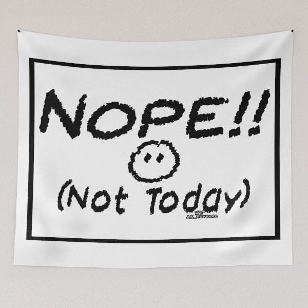 Item preview, Big Nope, hand made picture with Text designed and sold by AK-Hevonen.
