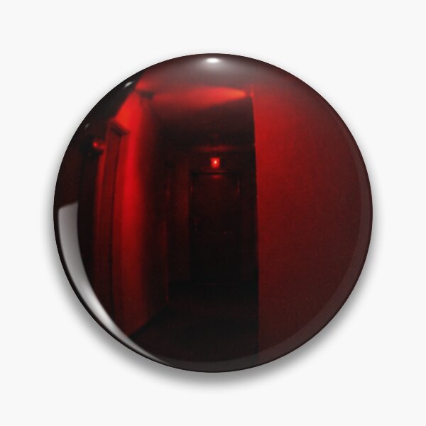 Item preview, Eerie Red Hallway Peephole designed and sold by Curious Echo Photography.