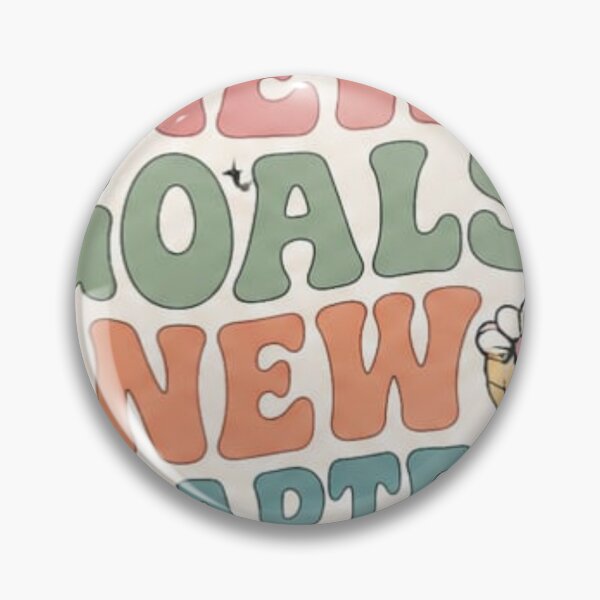 Item preview, New Goals New Chapter Back to School Inspirational Quote | Retro Pastel Design designed and sold by VibeQuill.
