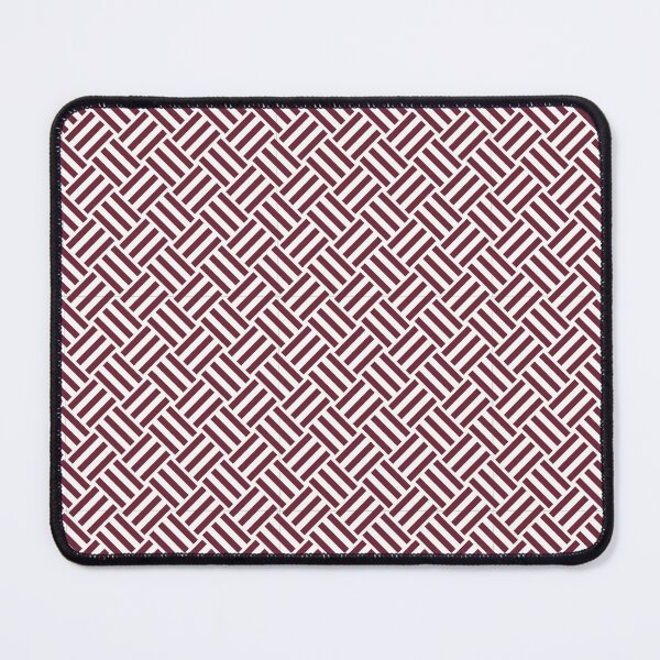Item preview, White And Burgundy Basket Weave Pattern designed and sold by pattern-archive.