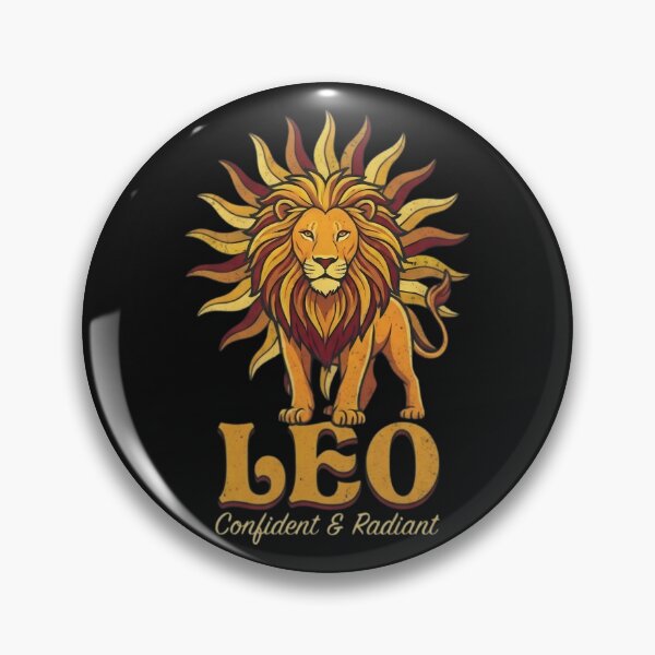 Item preview, Leo Daily Horoscopes Zodiac Lion Design – Confident & Radiant Artwork | Astrology Gift for Leo designed and sold by Bhaskar Digital Art.